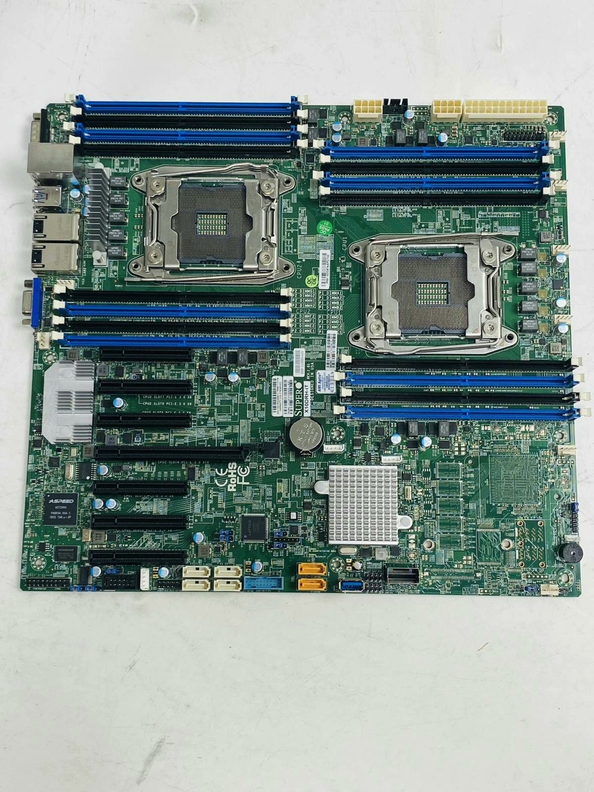 Supermicro X10DRH-IT Dual LGA2011 Server Motherboard, C612, 10G X540 LAN