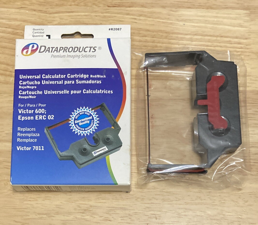 Dataproducts R2087 Compatible Ribbon Black/Red Universal Calculator Cartridge