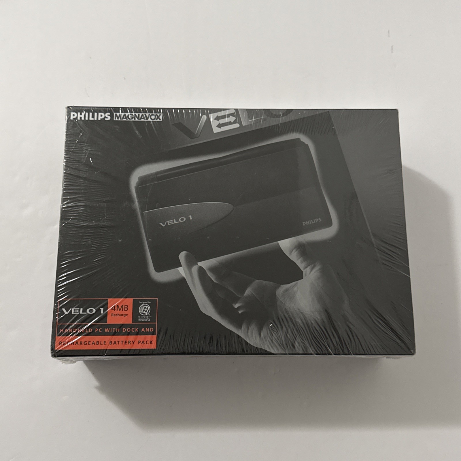 Philips Magnavox VELO 1 Handheld Palmtop PC 4MB Recharge Windows CE - New Sealed