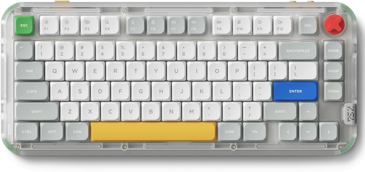 nuphy Kick75 Wireless Mechanical Keyboard 75% RGB Hot Swappable Low Profile