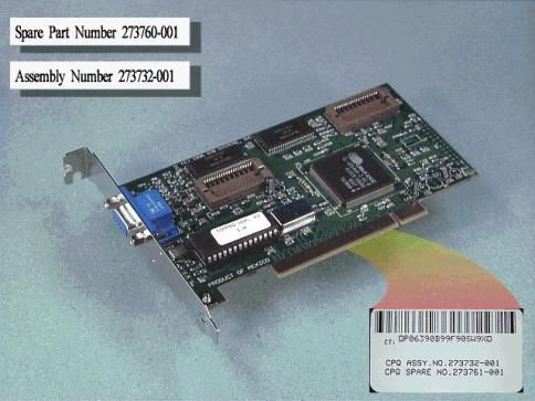 ErsaZZa 273760-001 PCI Graphics Board ~E~