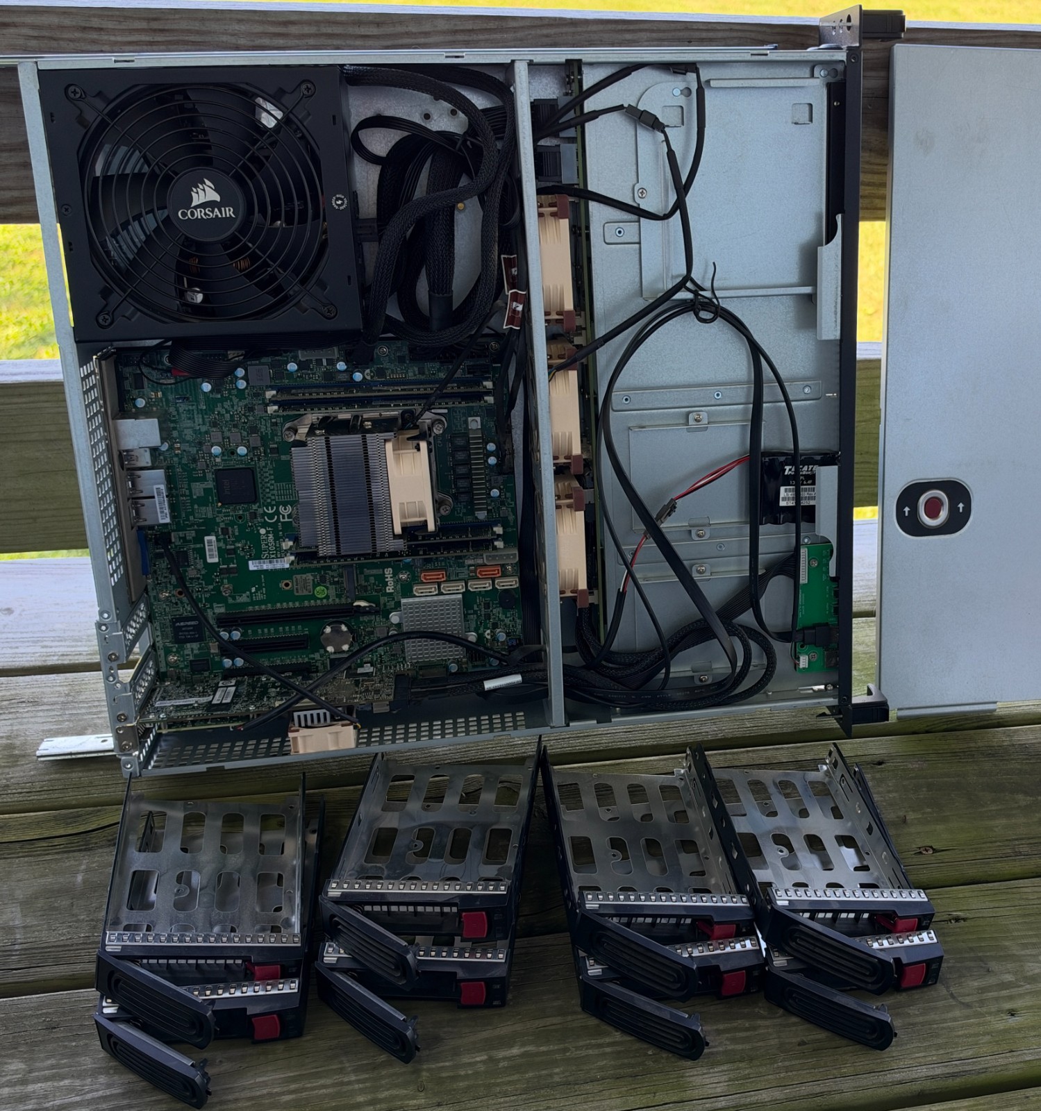 2U Rackmount Server Xeon E5-2680 v4 128GB DDR4 ECC Supermicro X10 LSI 9271 RAID