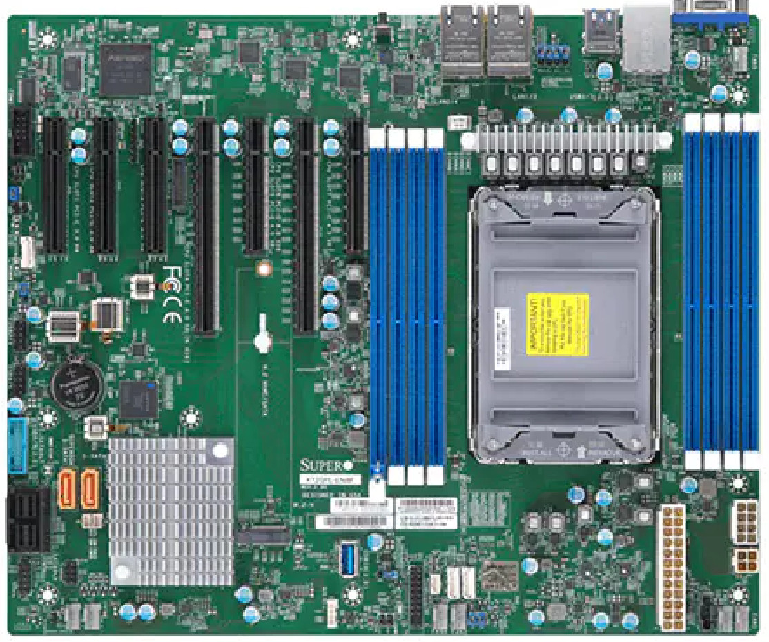 SuperMicro X12SPL-LN4F Motherboard - ATX,LGA-4189 SKT-P+,Intel C621A,8x DDR4