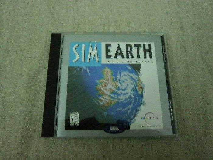 Sim Earth The Living Planed CD ROM Computer Game PC MAC