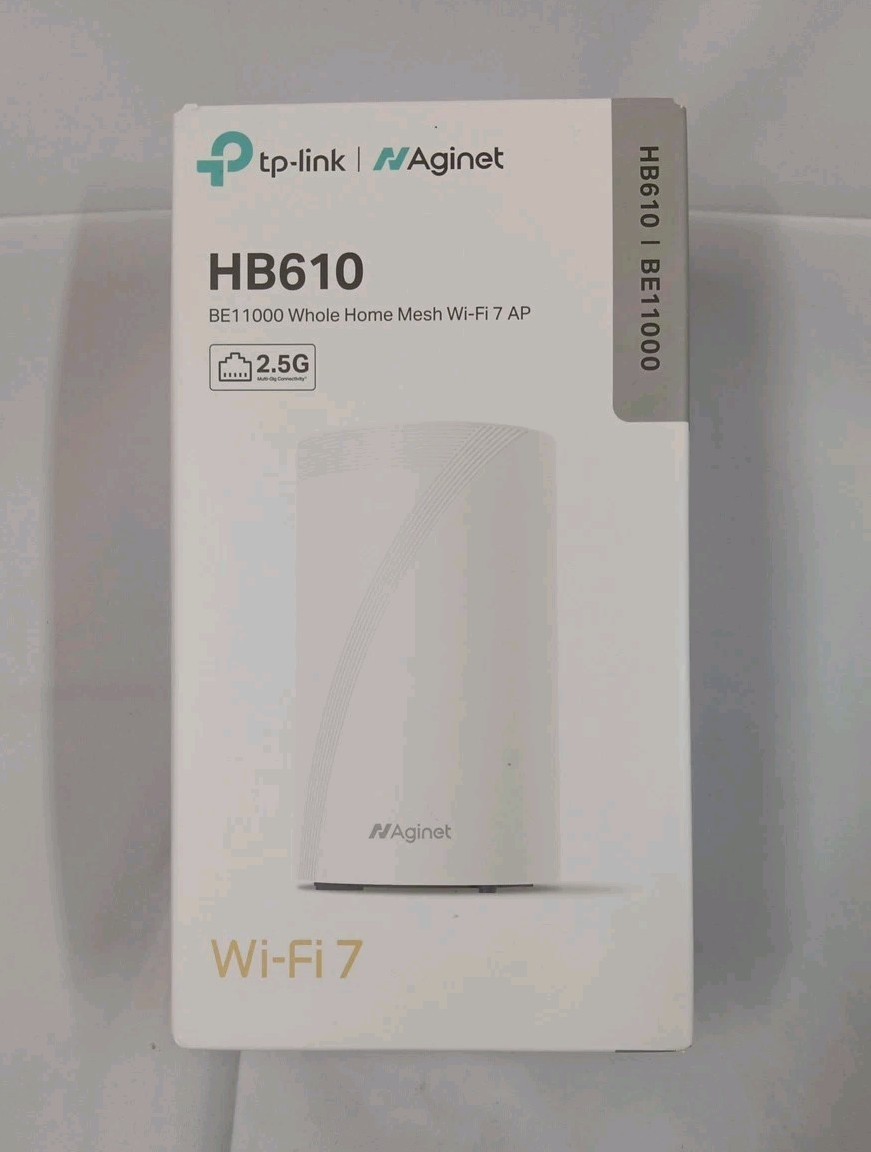 TP-Link Aginet Tri Band Mesh WiFi Router HB610 BE11000 OPEN BOX