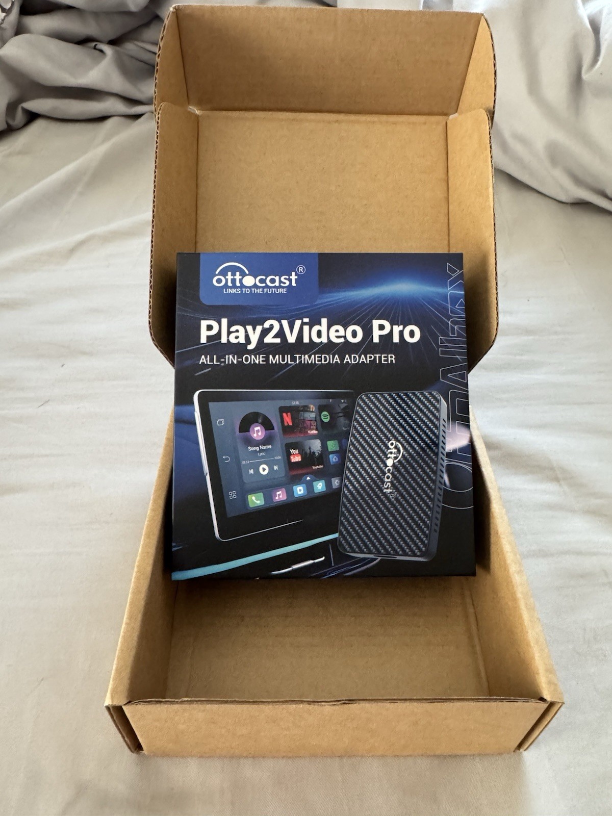 OTTOCAST PLAY2VIDEO PRO ALL IN ONE MULTIMEDIA ADAPTER CARPLAY/ANDROID NEW