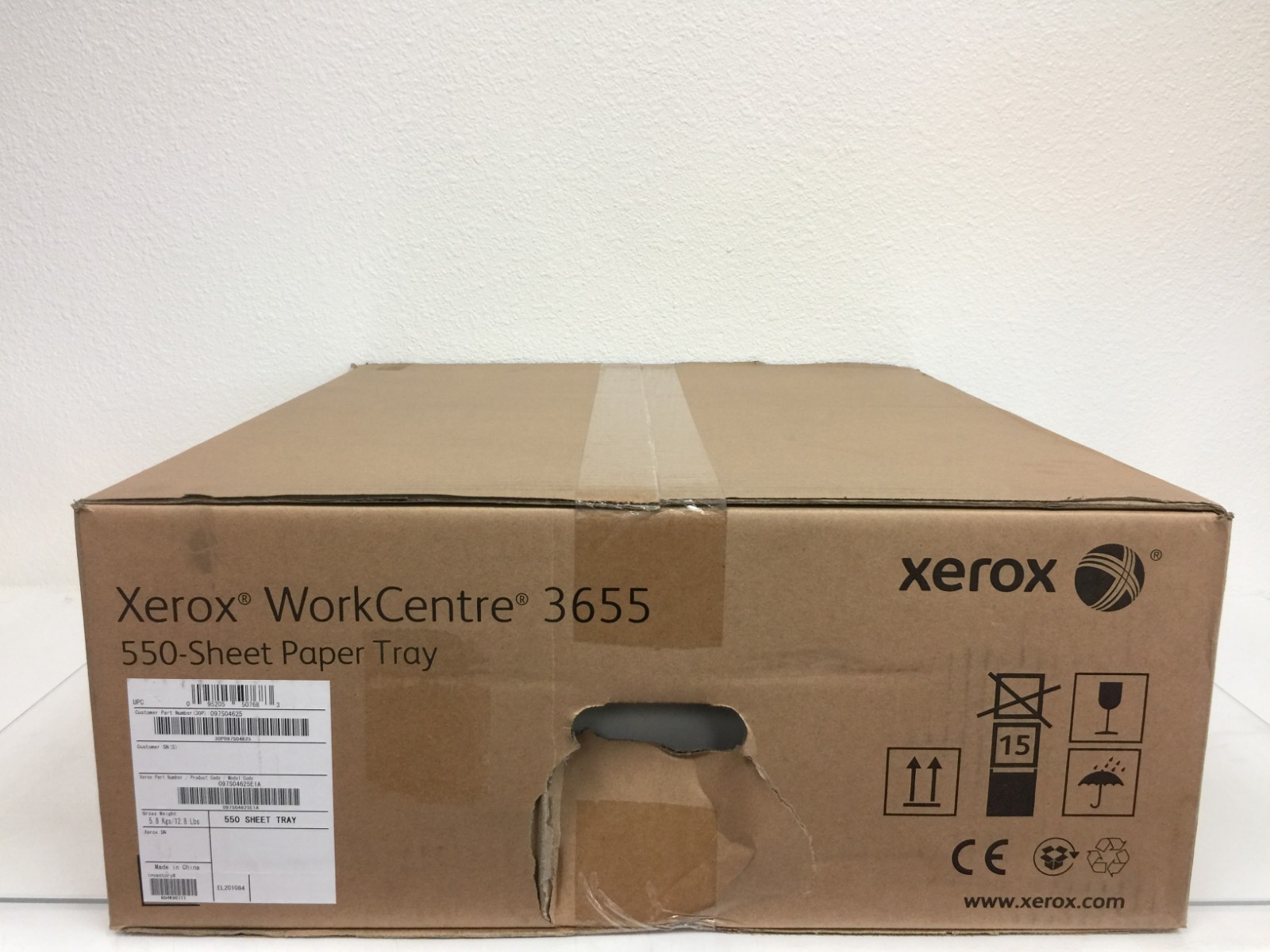 Genuine Xerox 097S04625 WorkCentre 3655 550-Sheet Tray