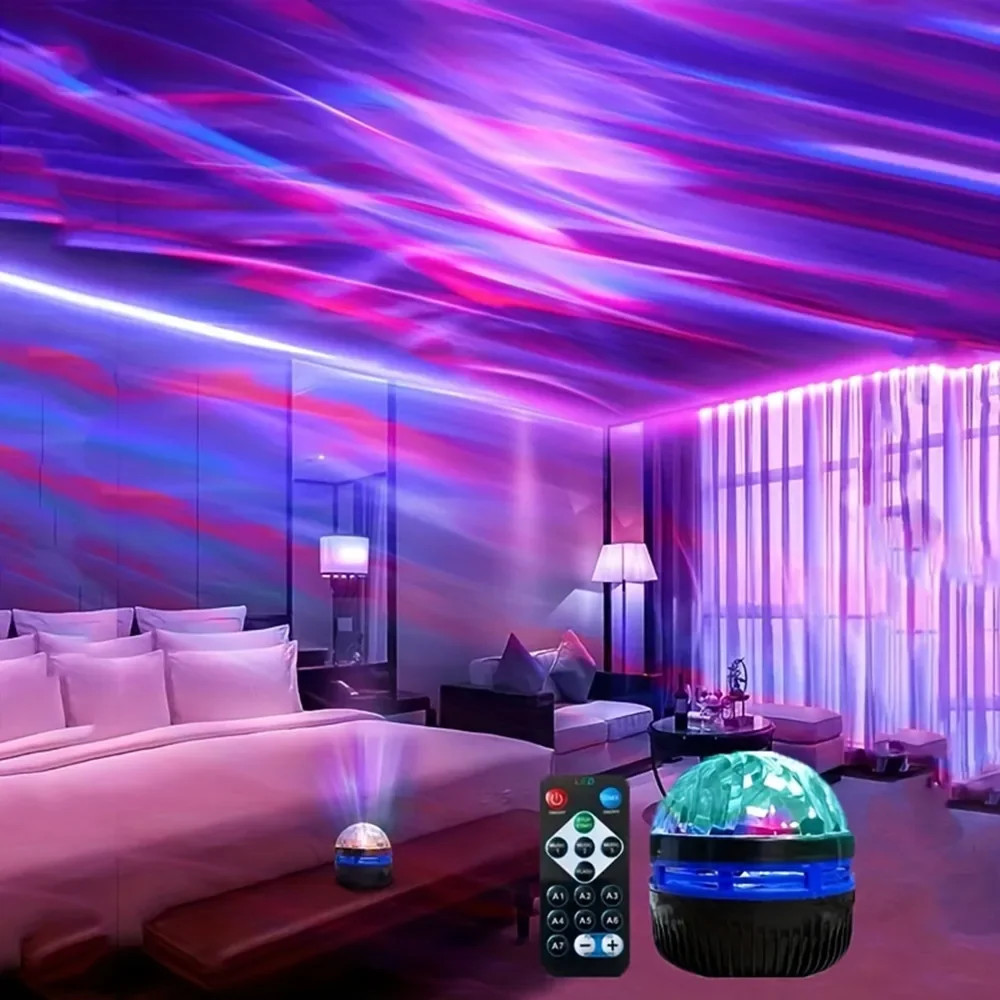 LED Starry Night Sky Projector Aurora USB Remote Control RGB Galaxy Light 7