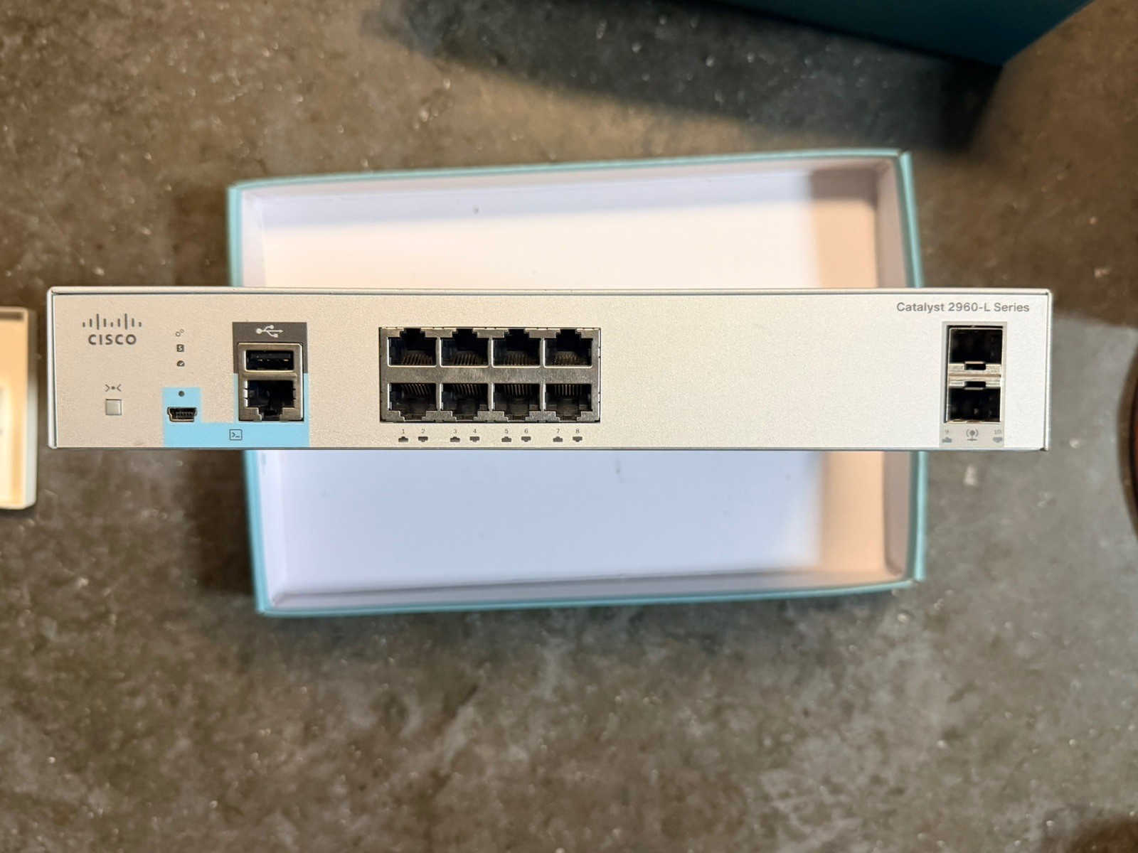 CISCO CATALYST 2960-L SERIES WS-C2960L-8TS-LL 8-PORT GIGABIT ETHERNET SWITCH