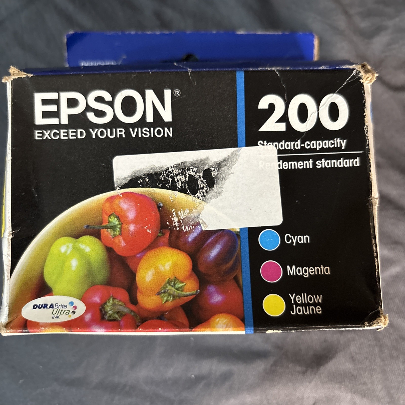 New Genuine Epson 200XL Black & Standard Color Combo Ink Cartridge Exp 01/2024