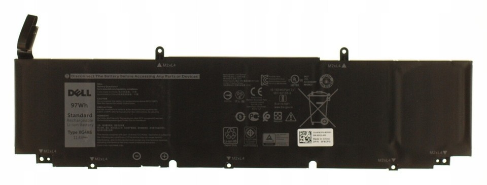 OEM 97Wh XG4K6 Genuine Battery For Dell XPS 9700 9710 9720 Precision 5750 5760