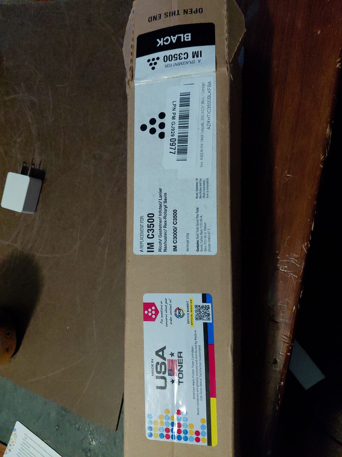 Genuine OEM Toner Ricoh Black 842251 - For Ricoh IM C3000/C3500 - 4961311934148