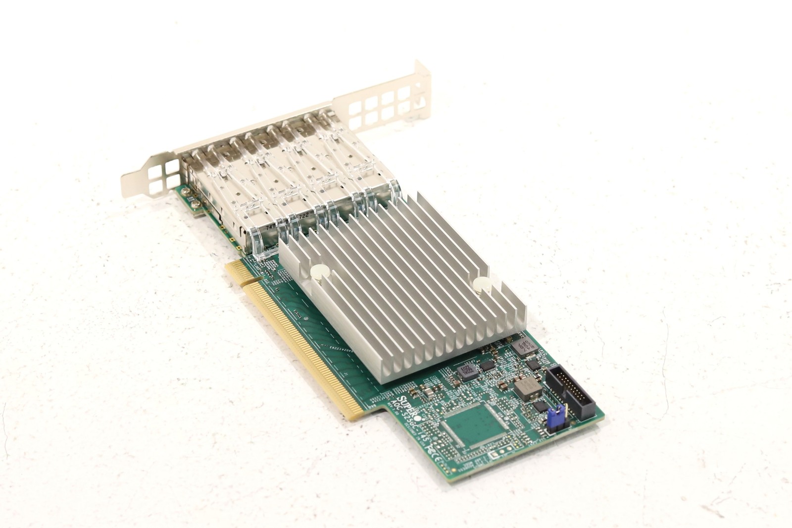 SuperMicro E810-CAM1 Quad-Port 25GbE PCIe x16 Network Card P/N: AOC-S25GC-i4S