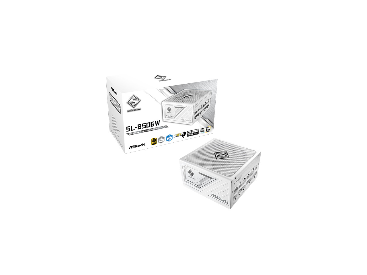 ASRock Steel Legend SL-850GW 850W 80 PLUS GOLD & Cybenetics PLATINUM Full Modula
