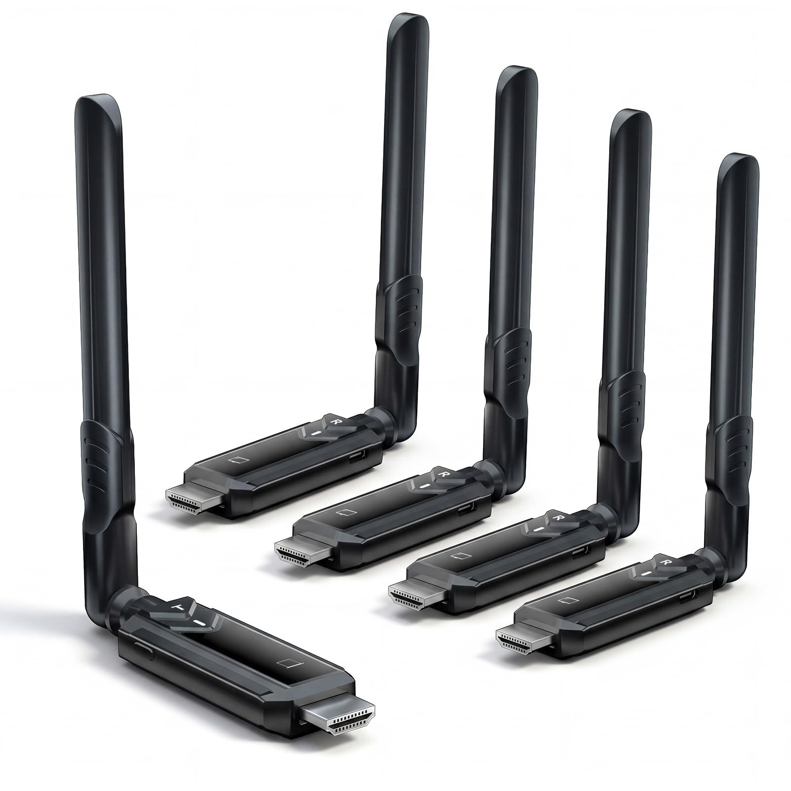 PWAYTEK Wireless HDMI Transmitter and Receiver Kit, 5GHz Long Range 1148ft (3...
