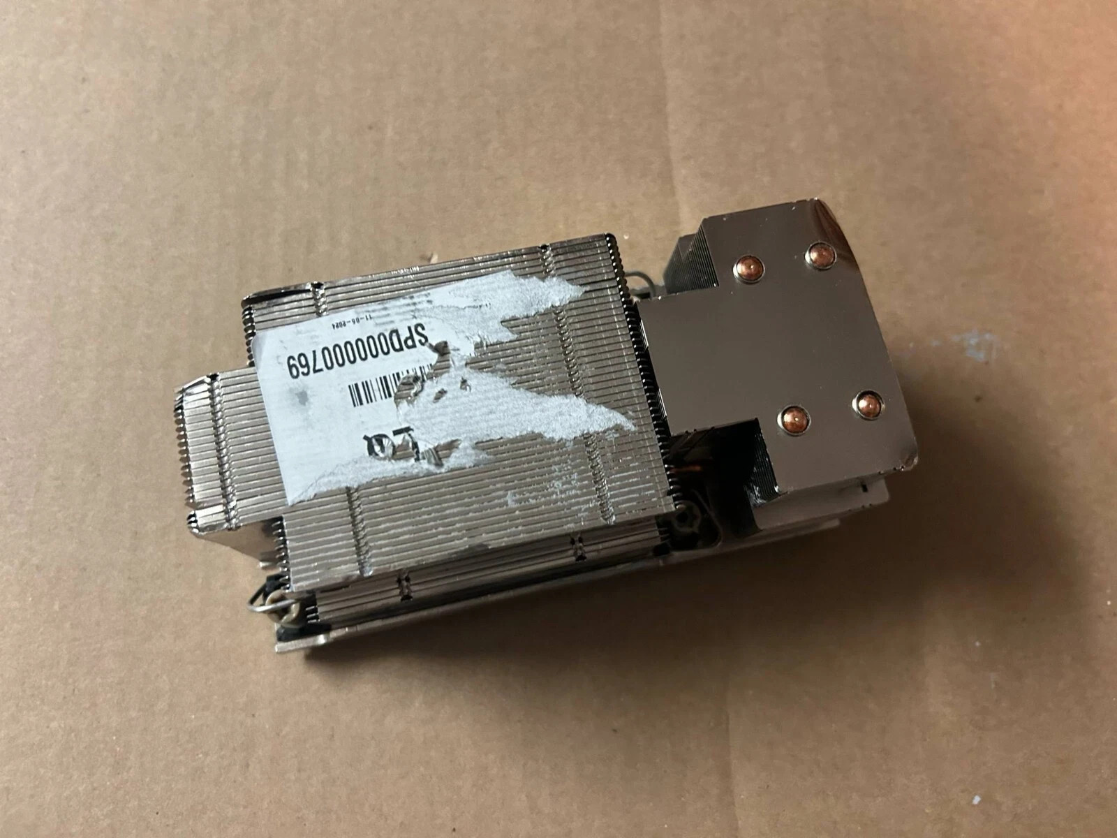 Dell PowerEdge R760 High Perfermance Heatsink NO SUPPORT BRACKET RNTKV 0RNTKV