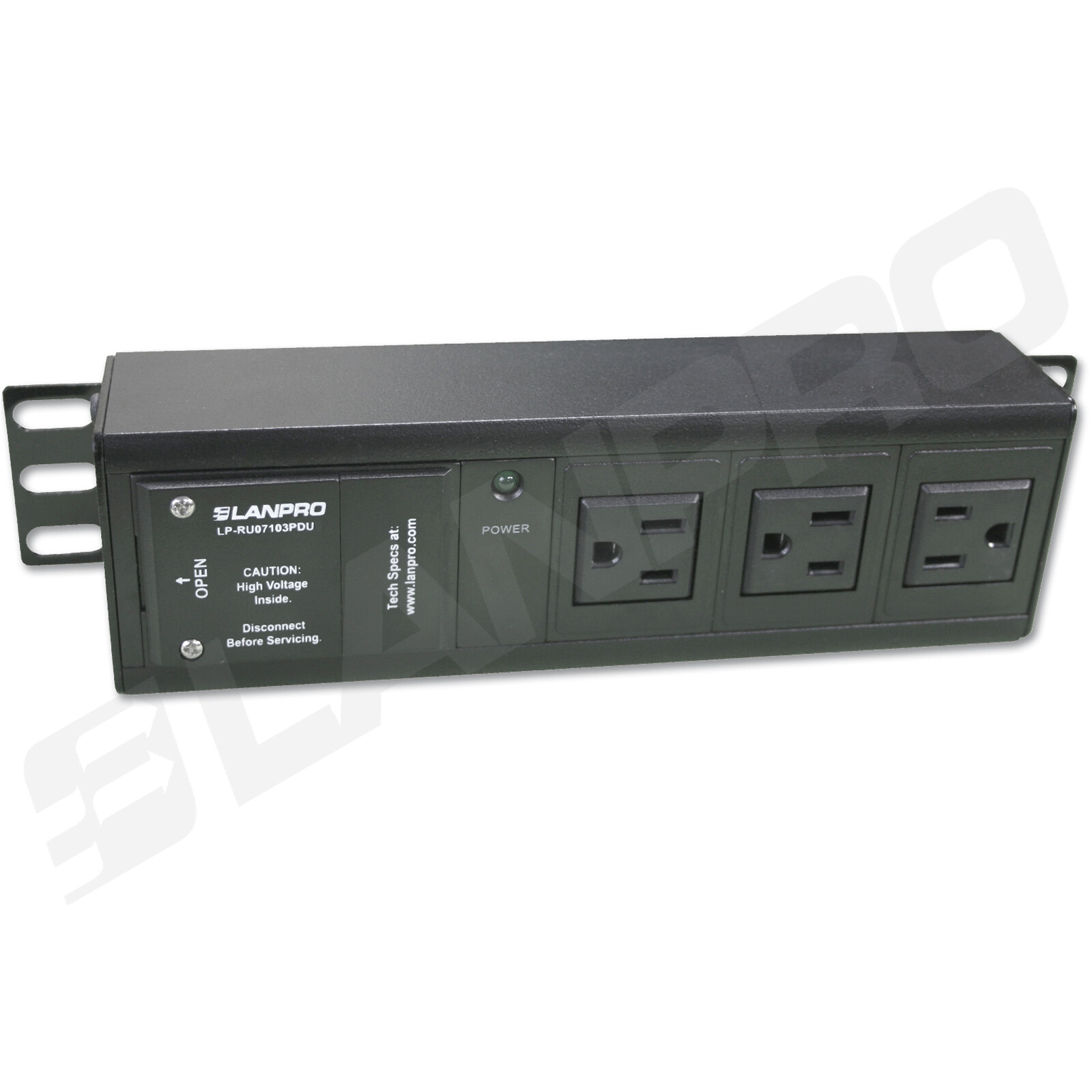 PDU for Enclosures or Wallmount. Small Footprint. Industrial grade