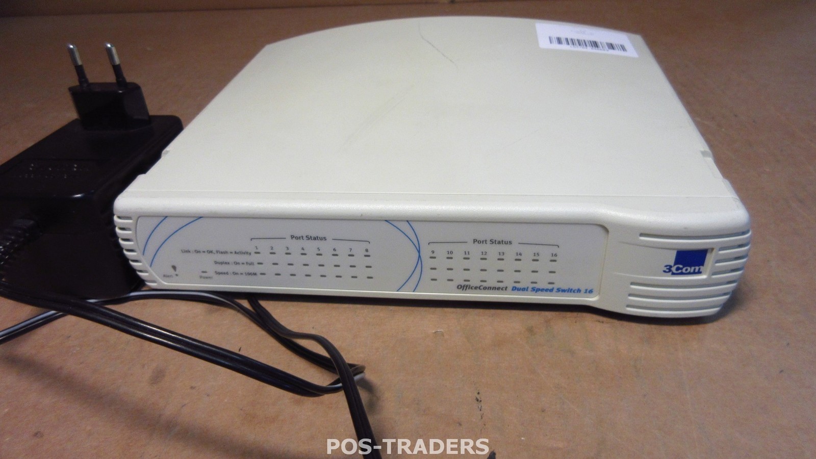 3COM 3C16735B OFFICECONNECT DUAL SPEED NETWORK SWITCH 16-PORT 10/100 INCL PSU