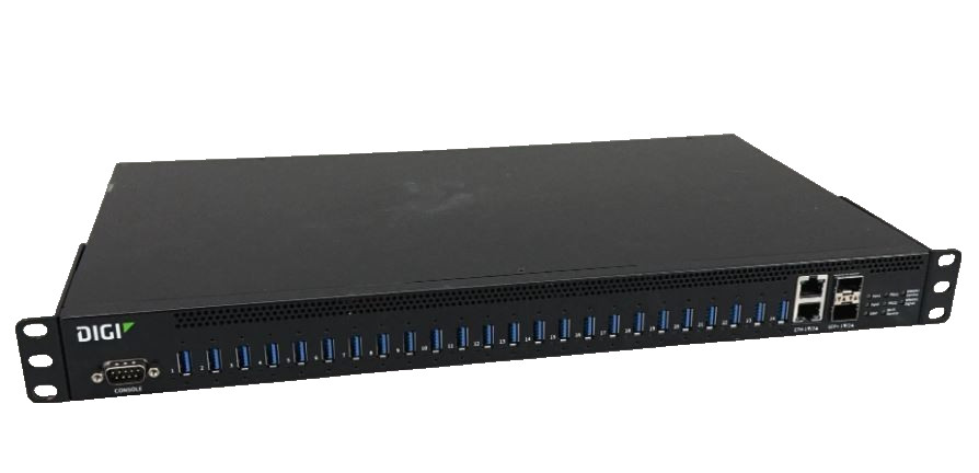 Digi AW24-G300 USB 24x USB over IP remote USB 3.1 hub dual 10M/100M/1G/10G