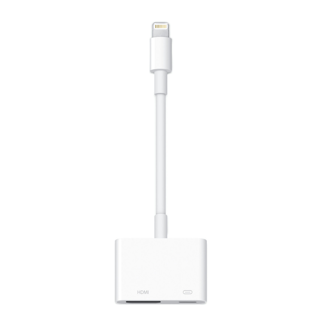 Apple Lightning Digital AV Adapter HDMI TV Screen Mirroring iPhone iPad Full HD