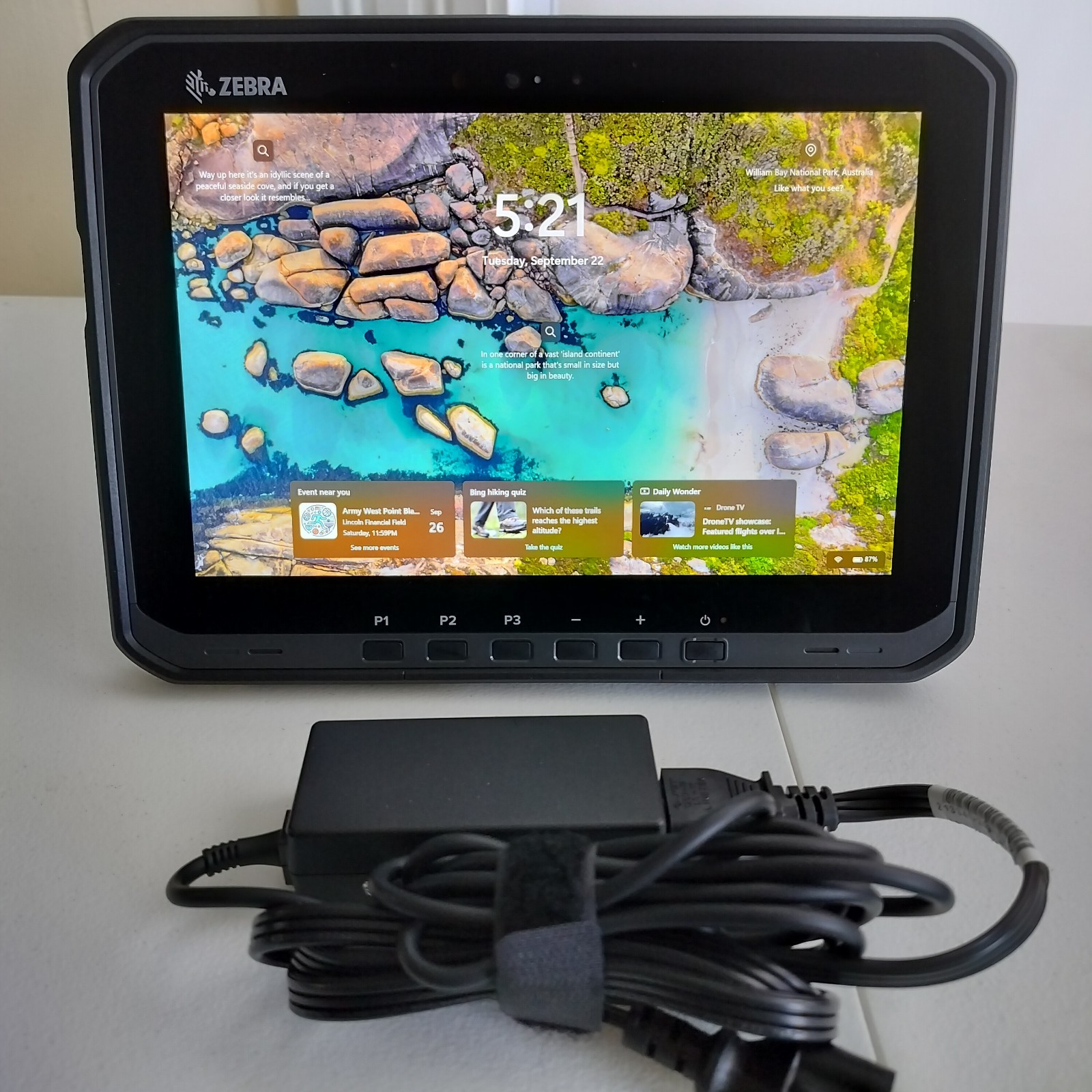 Zebra ET60W 10.1" Rugged Tablet Ultra 5 125U 16GB 256GB Barcode Scanner Win 11