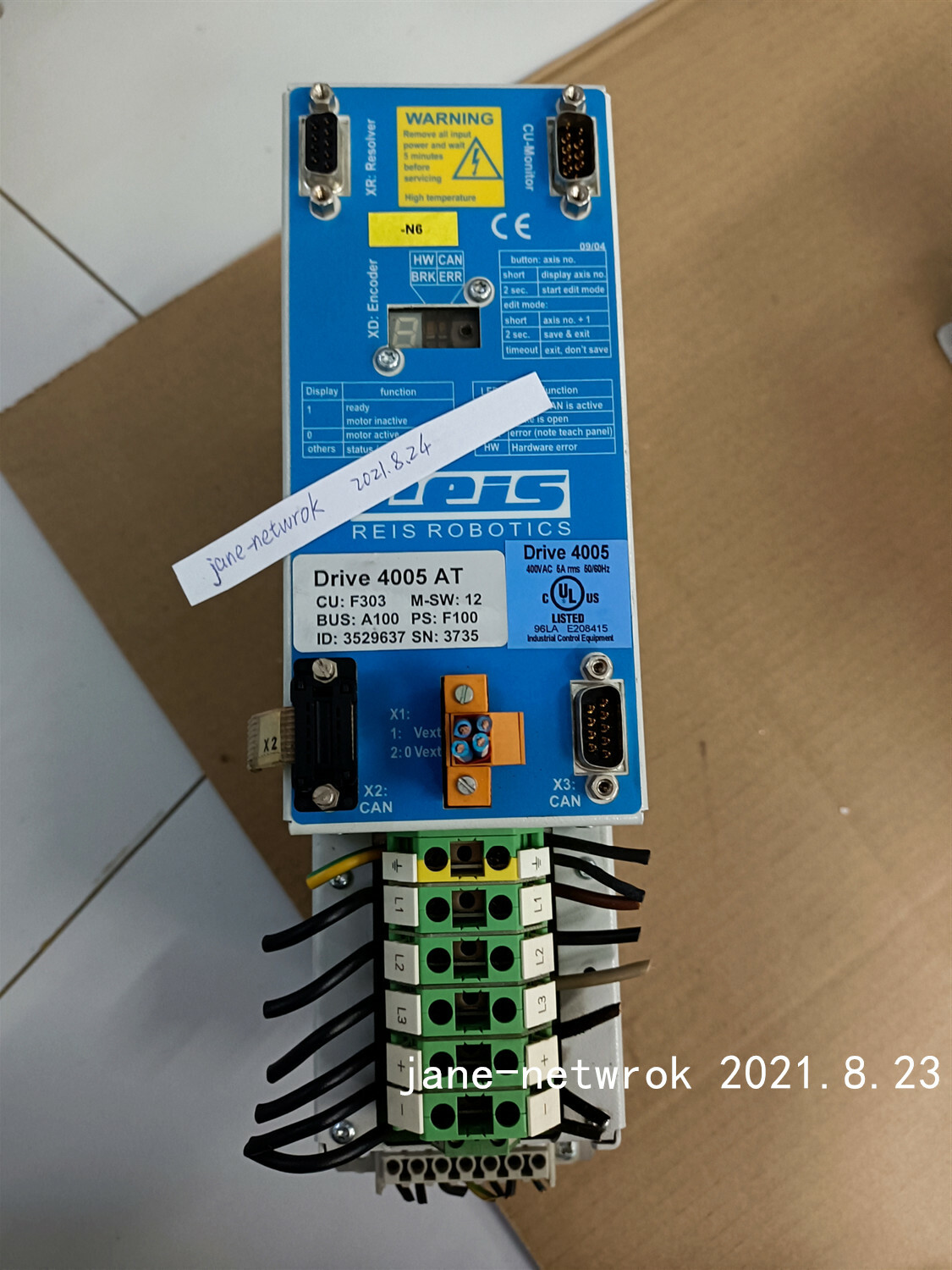 1PC Used Drive 4005 AT ID:3529637 4005AT