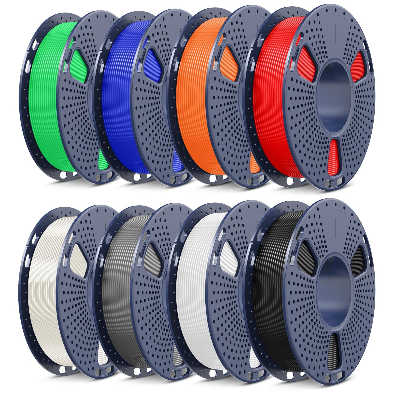 SUNLU 250g Filament Bundle 1.75mm, Multicolor 3D Printer Filament