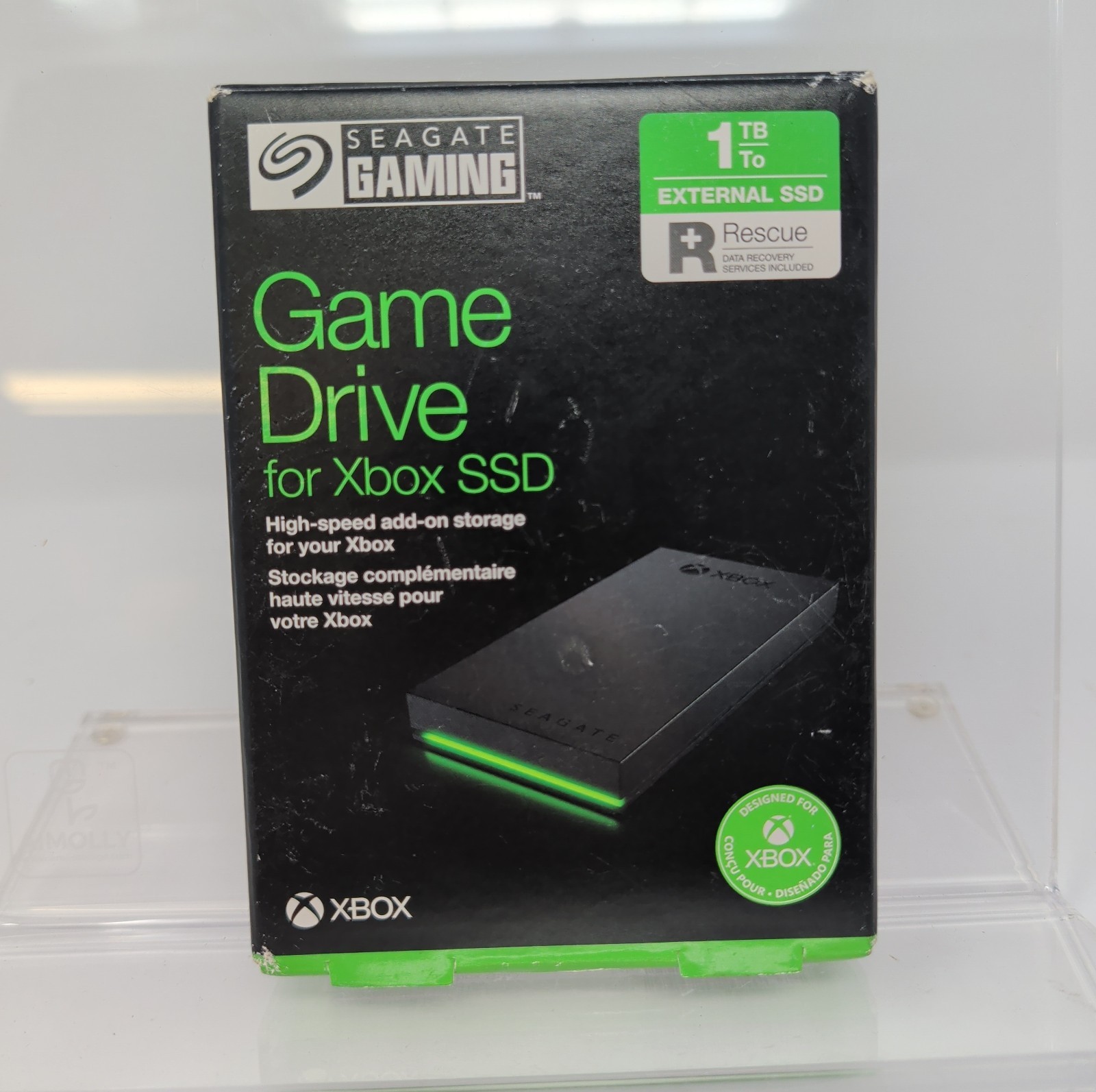 Open Box, Seagate STLD1000400 1TB Game Drive for Xbox Solid State Drive SSD 