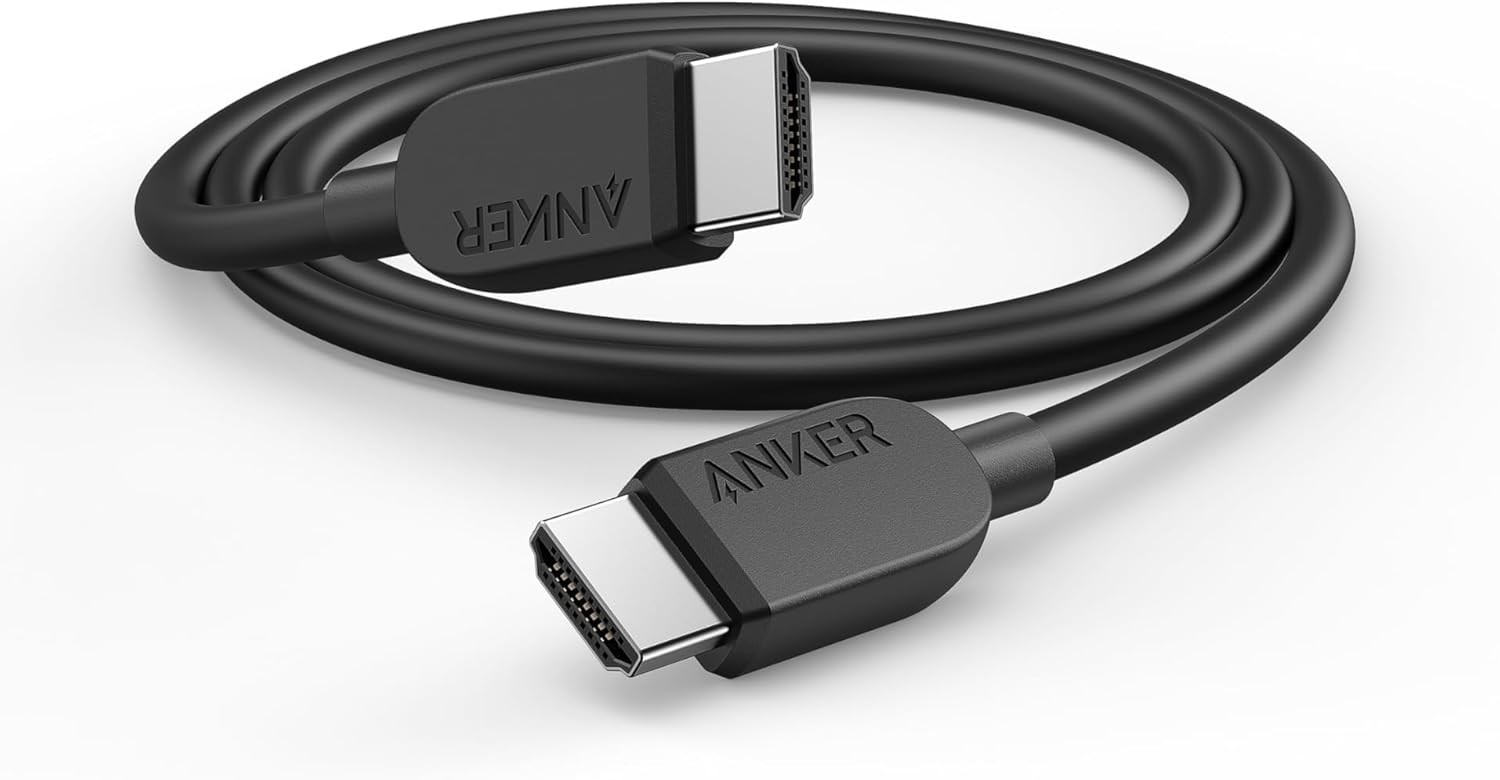 Anker HDMI Cable 8K - 6ft Ultra High-Speed, Ultra HD 4K@120Hz, 8K@60Hz, 1ea