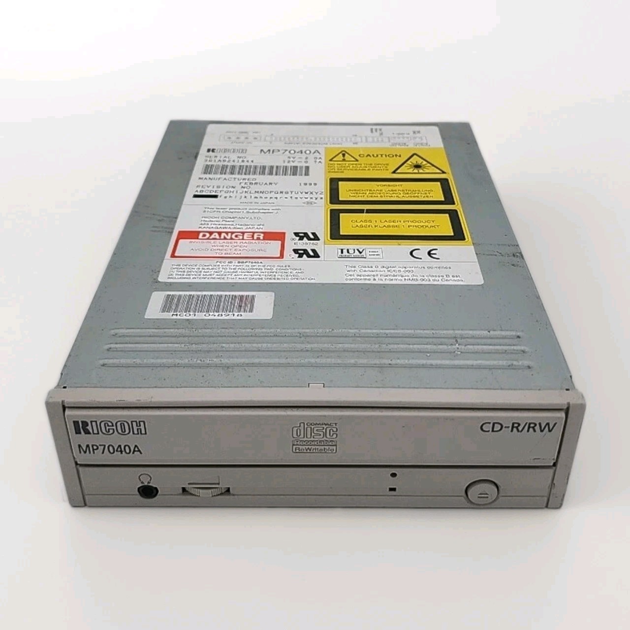 (For Part) Ricoh Mediamaster MP7040A SCSI External CD-RW Drive ULTRA-RARE