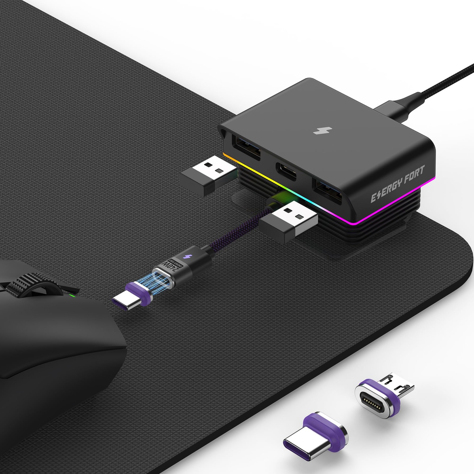 for G Pro X Superlight 2 Gaming Mouse Fast Charging Dock for Razer Viper V3 P...