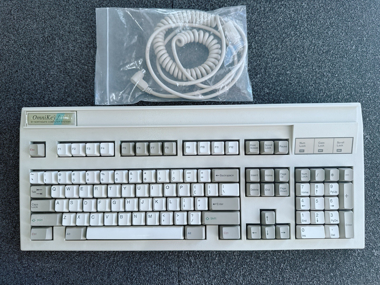 Northgate OMNIKEY 101 - PS/2 Keyboard - GT6OMNIKEY 101 - Alps - SKCM Blue