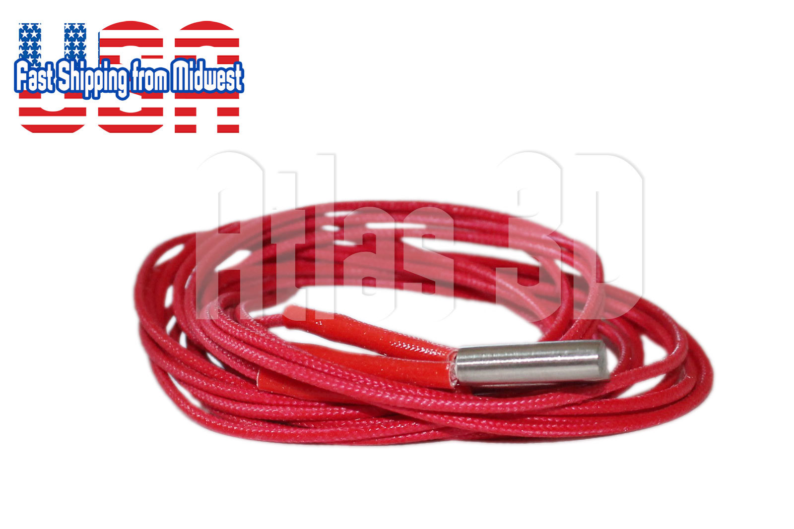 Ceramic Cartridge Heater 24V 40W For 3D Printers, Hotend Cartridge Heater