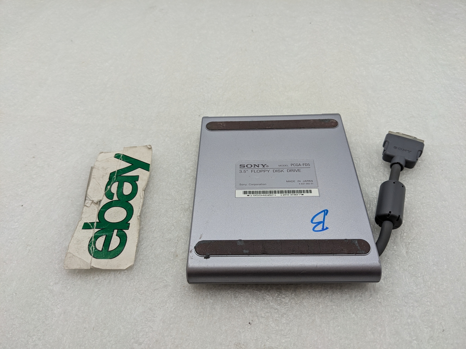 Sony PCGA-FD5 PCGAFD5 External Floppy Disk Drive w/ 