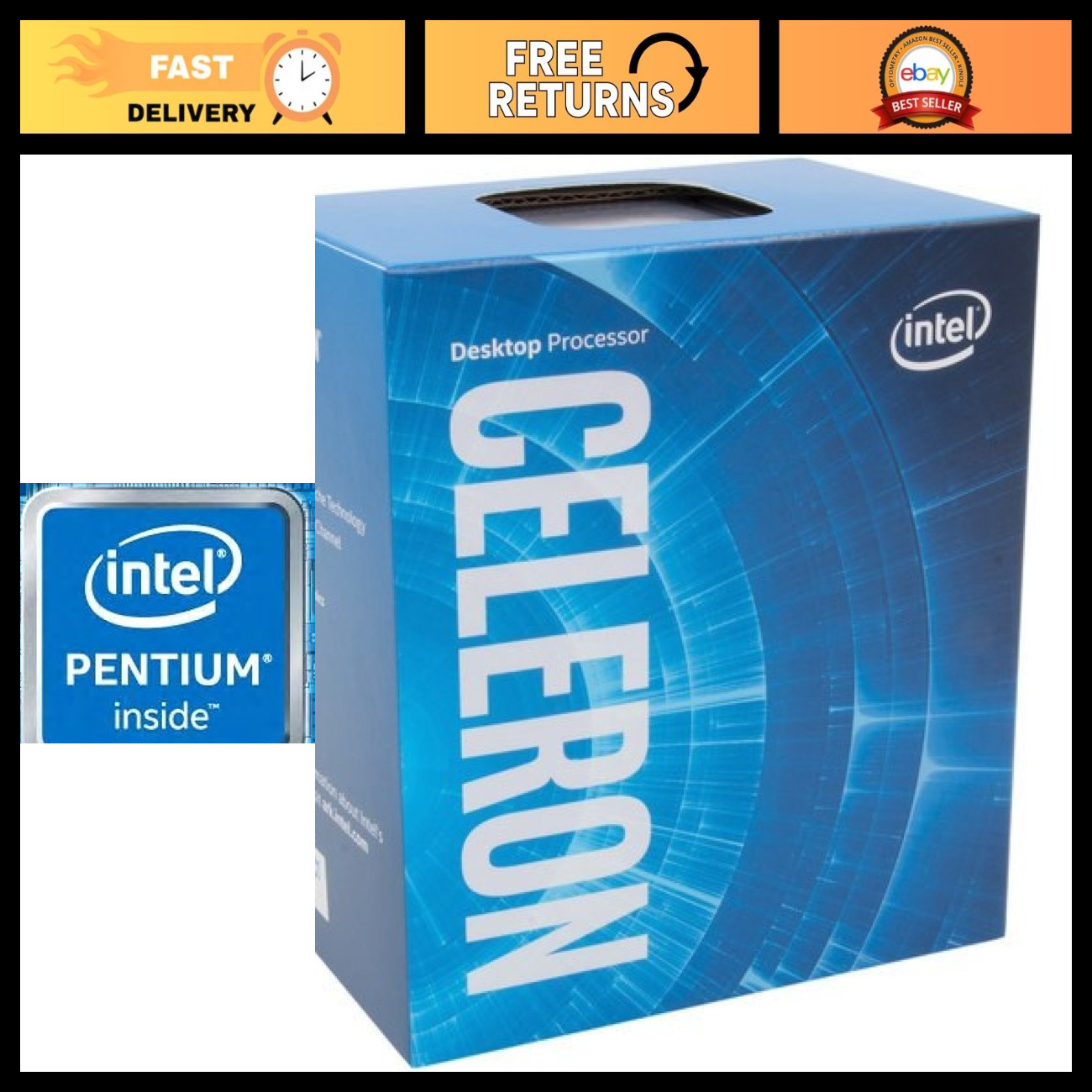 Celeron G3900 CPU 2.80GHz 2M Cache LGA1151 Dual-Core Processor Skylake Retail