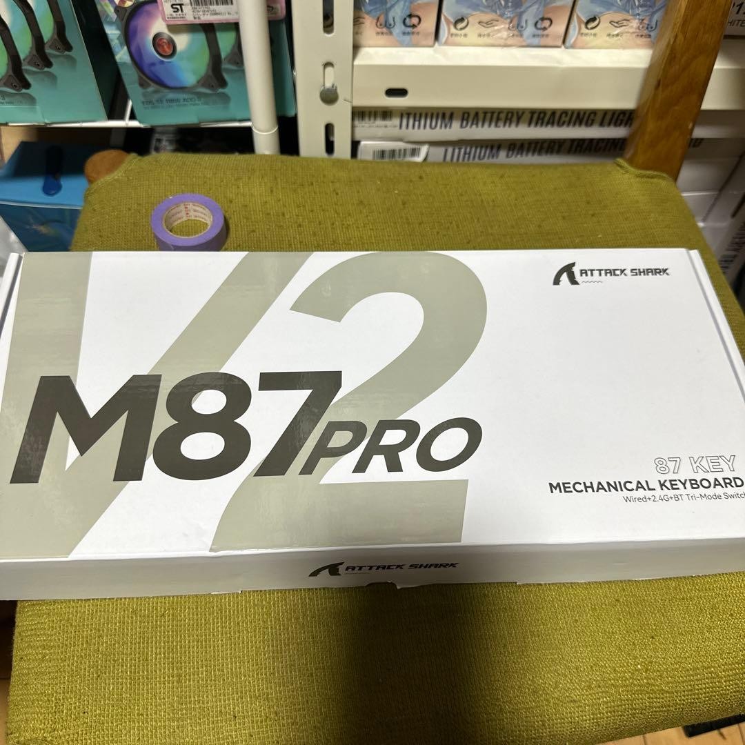Attack Shark M87 PRO V2 TKL 87-Key Wired Wireless Bluetooth JP Tested