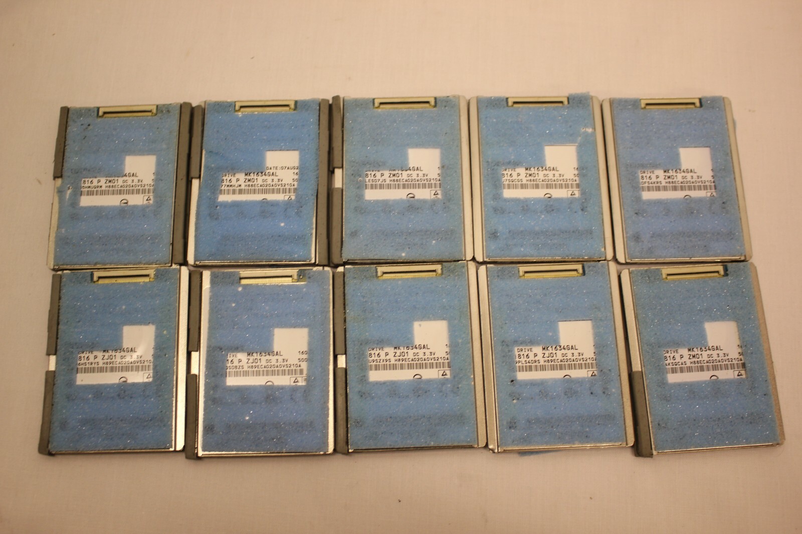 JOB LOT 10 X TOSHIBA MK1634GAL HARD DISK DRIVE UNTESTED Internal HDD Computer Pc