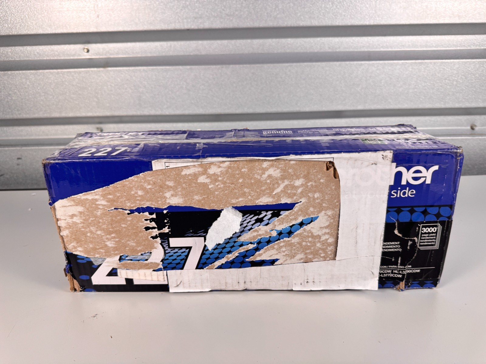 Brother TN227BK Toner Cartridge Black Used Loose Powder AS-IS