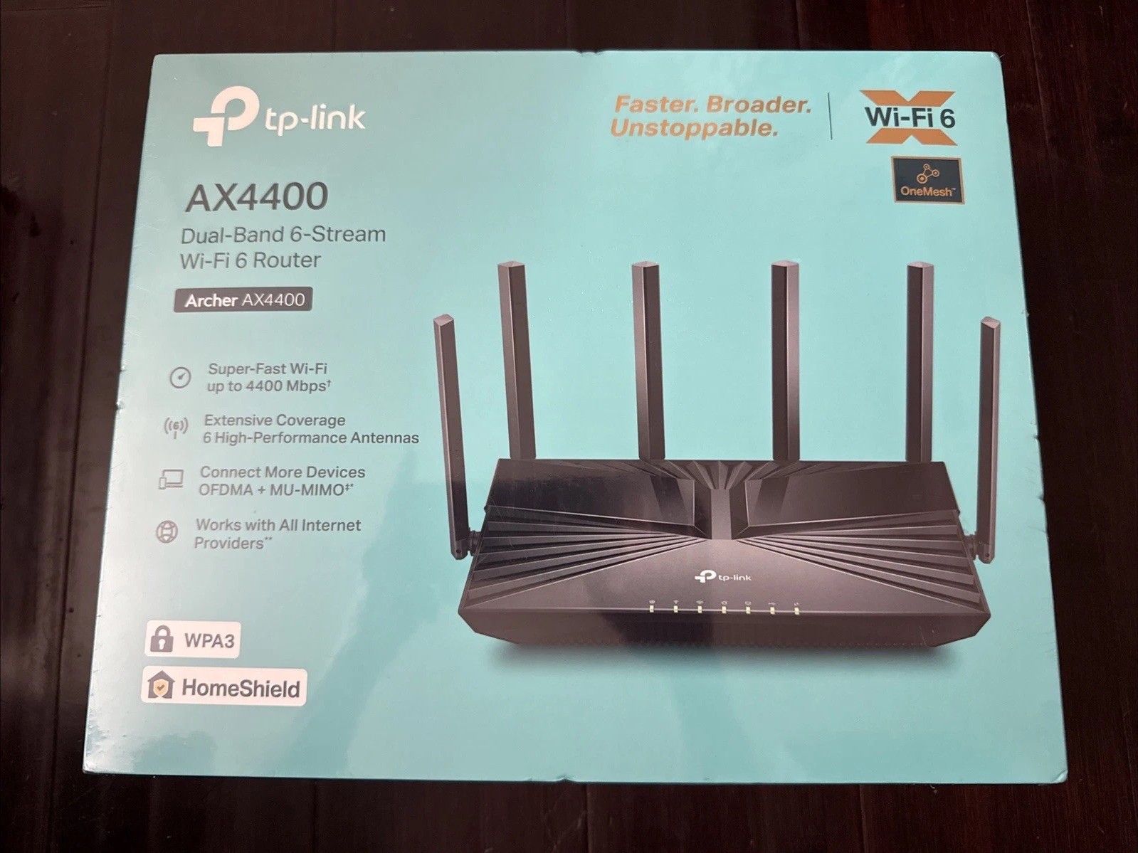 Tp-Link Dual-Band 6-Stream WiFi 6 Router Archer AX4400