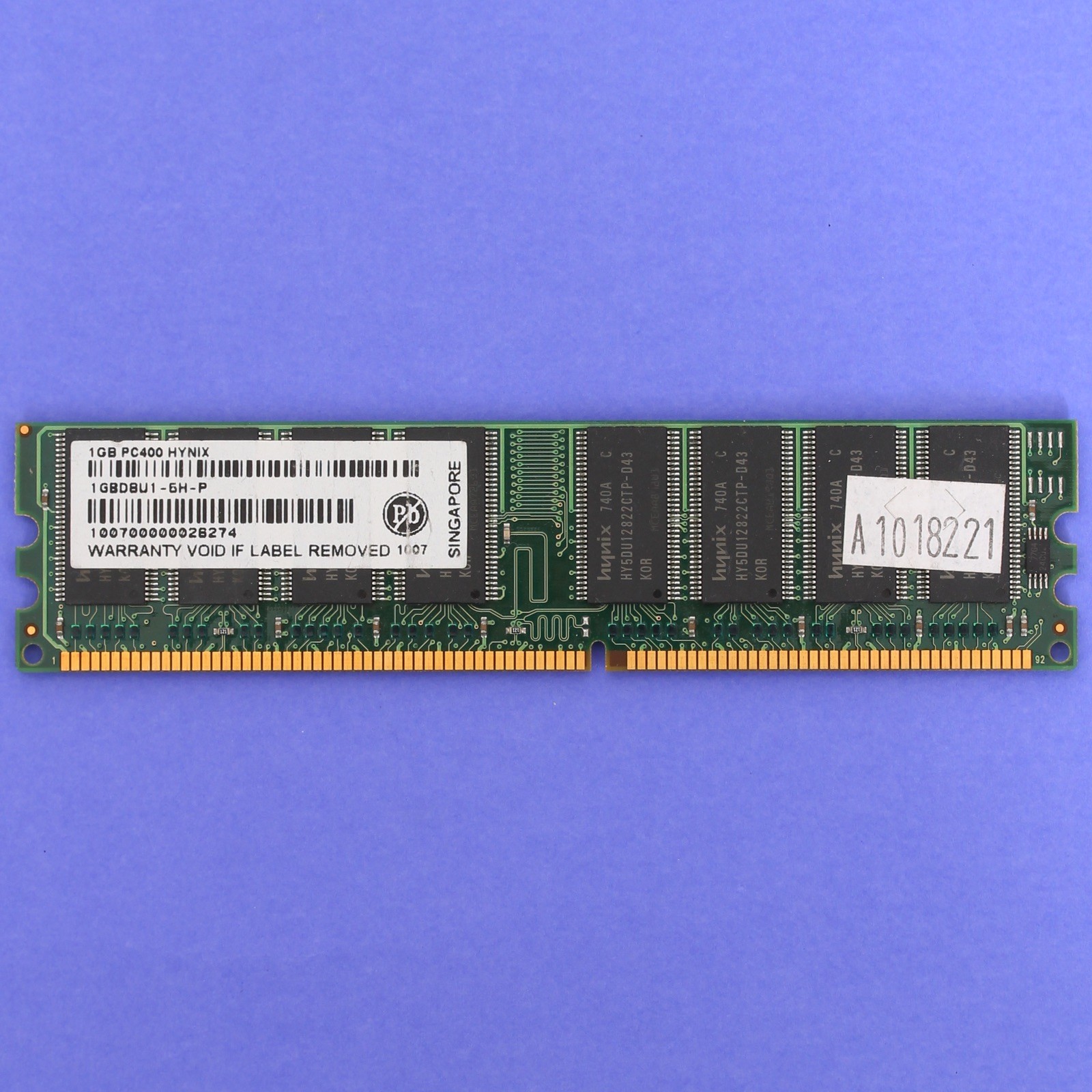 1GB Hynix DDR DDR-400 PC3200 DDR1 Desktop 184Pin RAM Memory