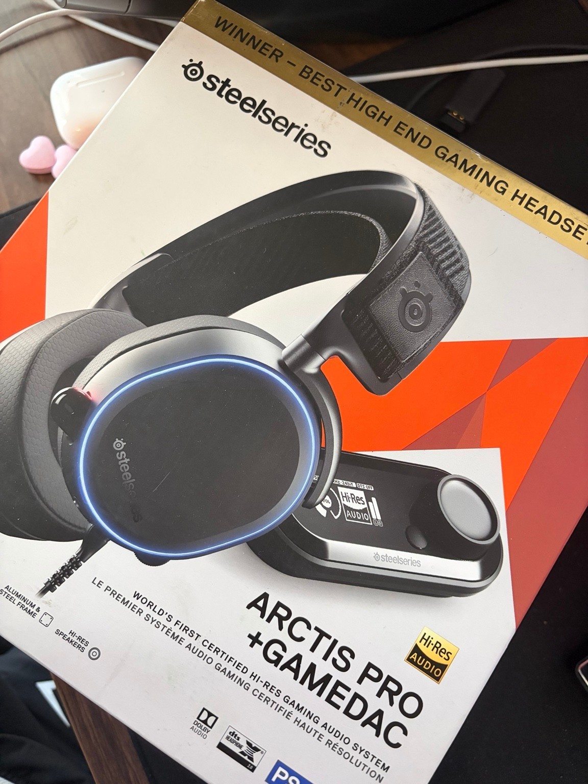 SteelSeries Arctis Pro + GameDAC  Headset for PS4/PC