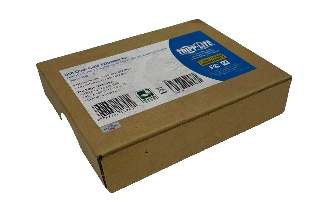 NEW SEALED TRIPP-LITE B202-150 USB EXTENDER KIT B202150