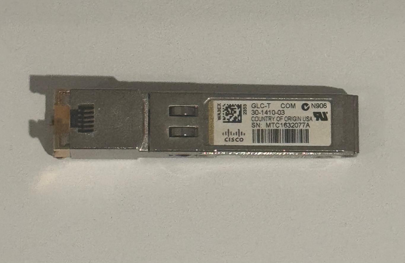 Genuine Cisco GLC-TE 30-1475-03 SFP Copper RJ-45 Transceiver 1000BASE-T Hologram