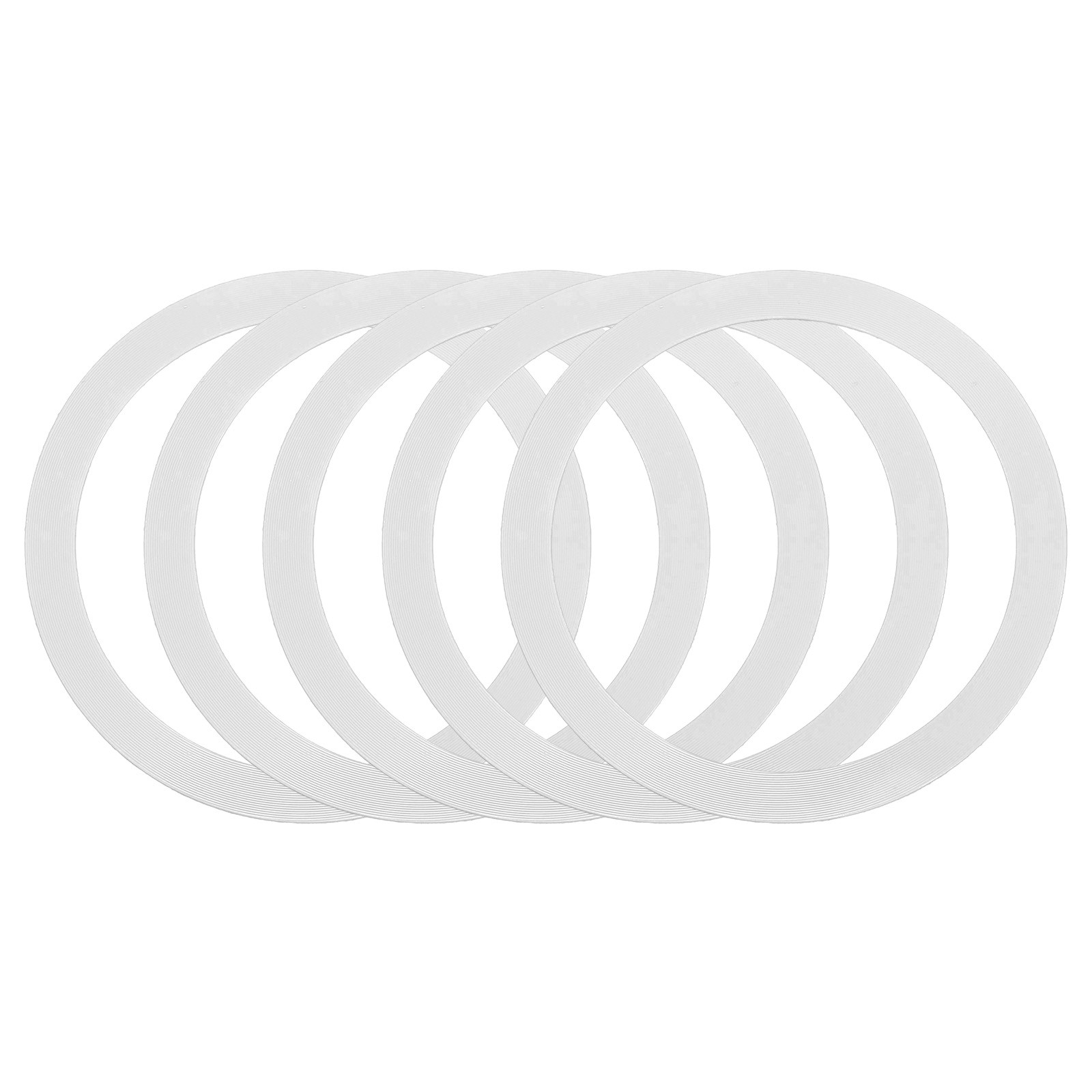 5Pcs Magnetic Adapter Ring, Magnetic Wireless Charger Conversion Kit, White