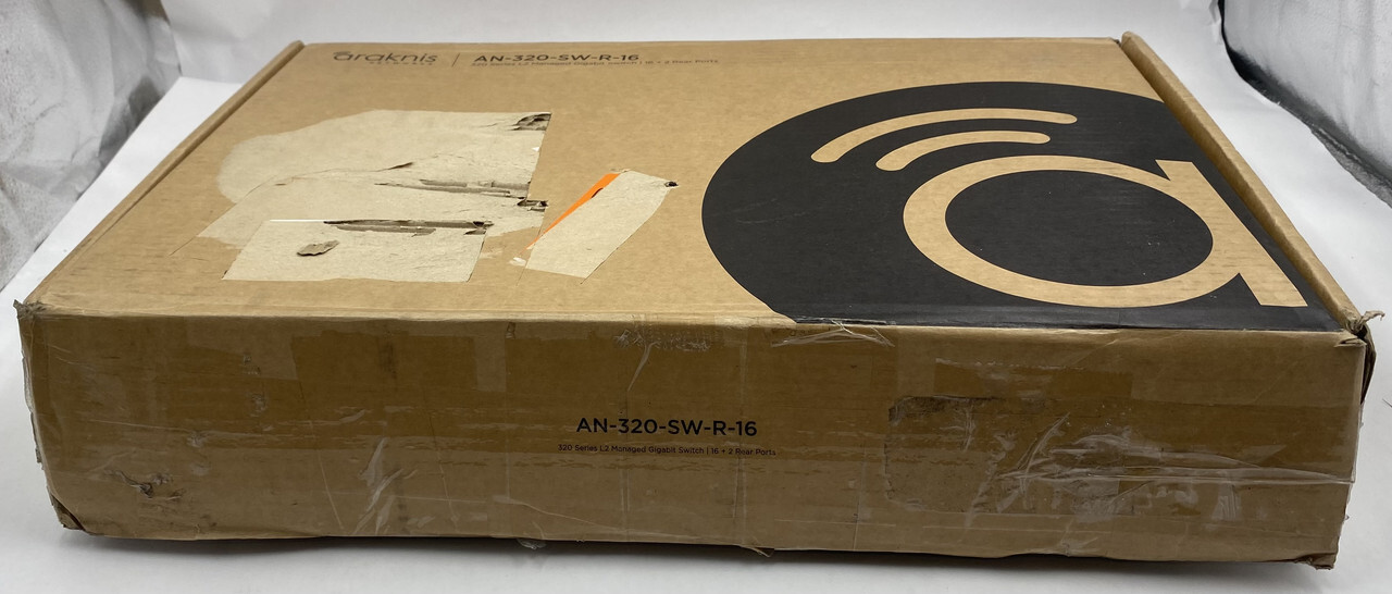 ARAKNIS AN-320-SW-R-16 NETWORKS 320 SERIES L2 MANAGED GIGABIT SWITCH W/REAR PORT