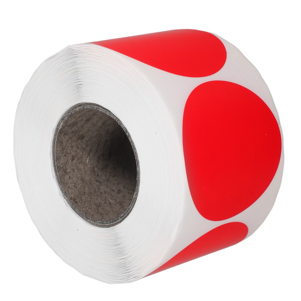 Large Sticky Labels Round for Printer Blank Shipping Sticker Paper