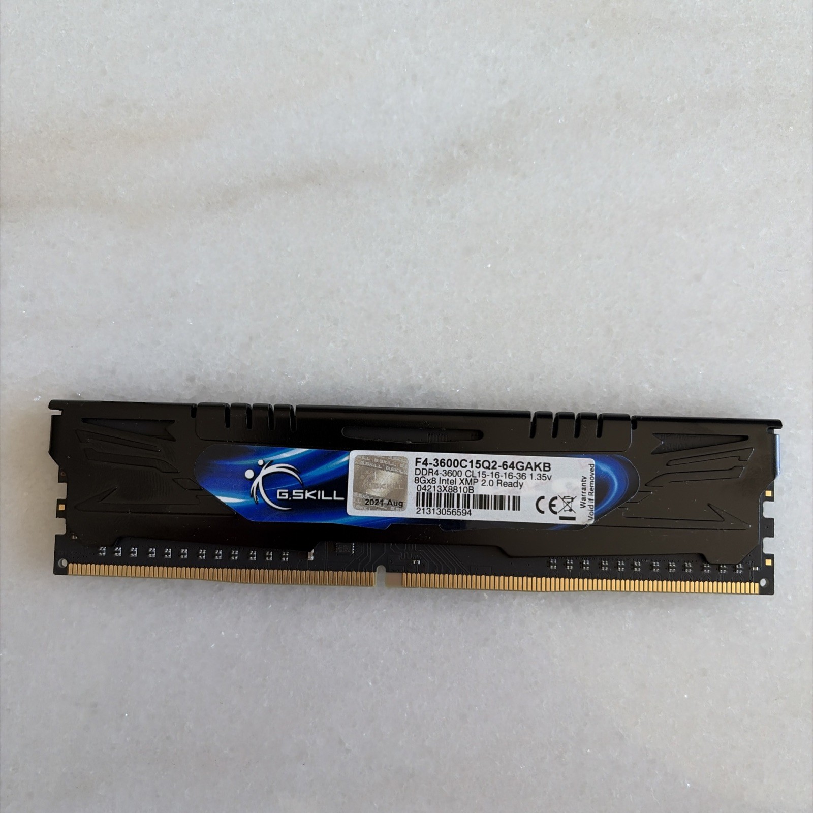G.Skill Ares DDR4 3600MHz CL15 8GB module (F4-3600C15Q2-64GAKB)