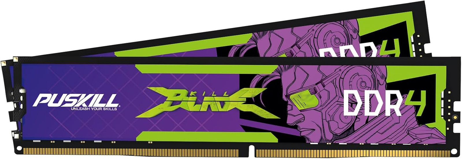 PUSKILL DDR4 3200Mhz CL16 Desktop RAM Kit, 32GB (2X16Gb)