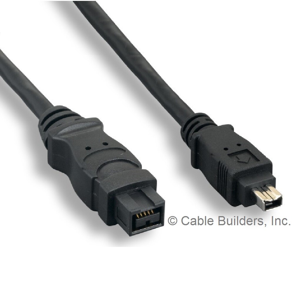 6FT FIREWIRE CABLE 9 PIN to 4 PIN IEEE1394B BILINGUAL 800 TO 400 for MACBOOK PRO