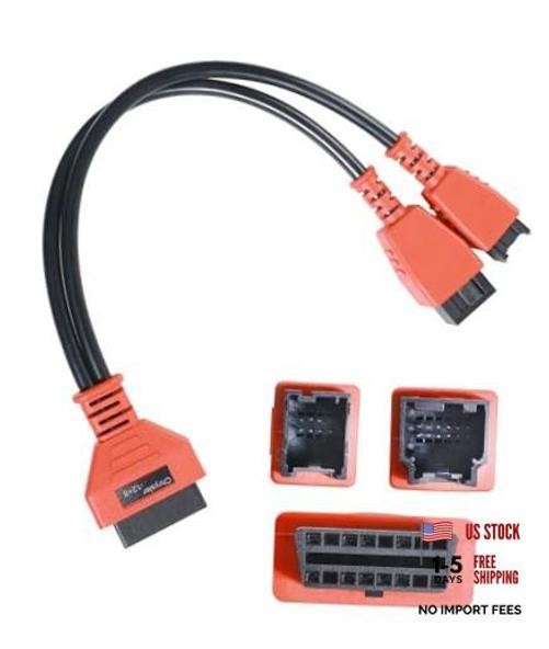 OBD2 Bluetooth Adapter,Car Accessories 12+8 Pin Connector to OBD2 Adapter